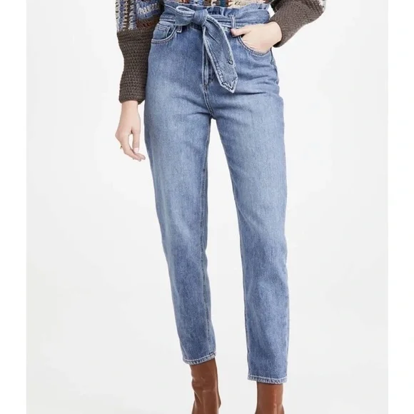 Joes Jeans The Brinkley high rise papebag jean size 26 - Picture 3 of 13